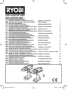 Bedienungsanleitung Ryobi CHI-1802 Bohrschrauber