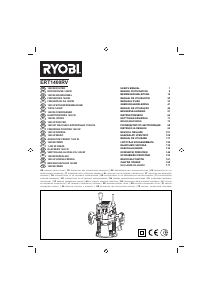 Manual Ryobi ERT1400RV Plunge Router
