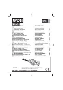 Kullanım kılavuzu Ryobi OHT1850 Çalı makası