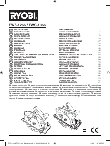 Manuale Ryobi EWS1366 Sega circolare