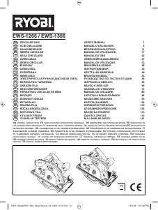 Bedienungsanleitung Ryobi EWS1366 Kreissäge