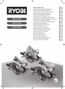 Bedienungsanleitung Ryobi RWS1600 Kreissäge