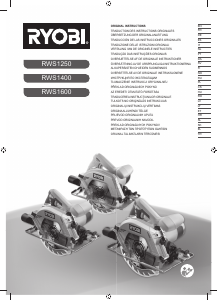 Instrukcja Ryobi RWS1400 Pilarka tarczowa