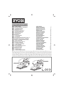 Instrukcja Ryobi ESS200RS Szlifierki oscylacyjne