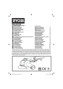Brugsanvisning Ryobi EAG-8512R Vinkelsliber