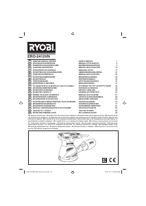 Instrukcja Ryobi ERO2412VHG Szlifierka mimośrodowa