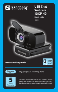 Manual Sandberg 134-15 Webcam