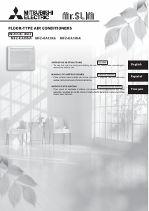 Manual de uso Mitsubishi MFZ-KA18NA Aire acondicionado
