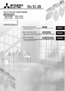 Manual de uso Mitsubishi MSZ-A17NA Aire acondicionado