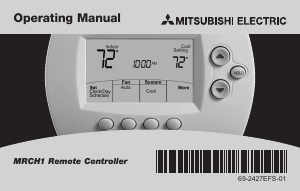 Mode d’emploi Mitsubishi MRCH1 Thermostat