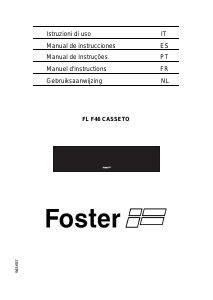 Manual Foster FL F46 Casseto Gaveta de aquecimento