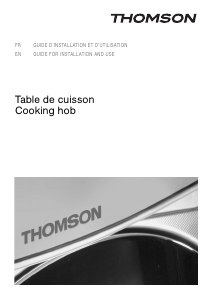 Mode d’emploi Thomson GKDT342SI Table de cuisson
