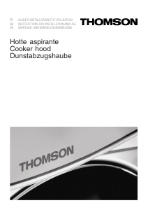 Mode d’emploi Thomson DST61XD Hotte aspirante