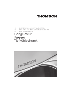 Bedienungsanleitung Thomson TKT 310 NFI Gefrierschrank