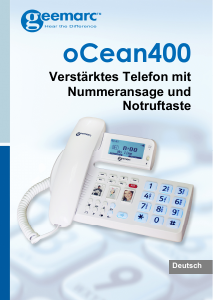 Bedienungsanleitung Geemarc Ocean 400 Telefon