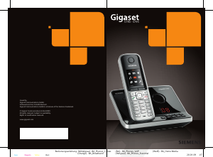 Mode d’emploi Siemens Gigaset S790 Téléphone sans fil