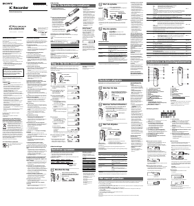 Handleiding Sony ICD-SX46 Audiorecorder