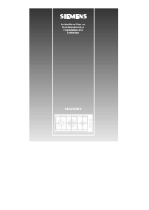 Mode d’emploi Siemens ER12553EU Table de cuisson