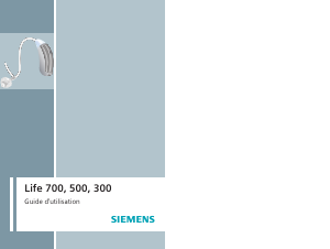 Mode d’emploi Siemens Life 500 Aide auditive