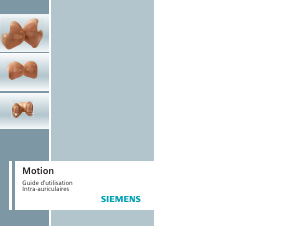 Mode d’emploi Siemens Motion Aide auditive
