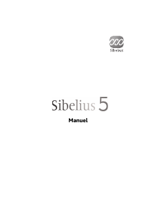 Mode d’emploi Sibelius 5.1