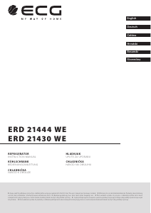 Priručnik ECG ERD 21444 WE Frižider – zamrzivač