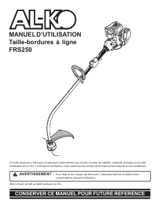 Mode d’emploi AL-KO FRS250 Coupe-herbe