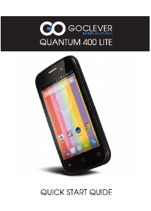 Mode d’emploi GOCLEVER Quantum 400 Lite Téléphone portable