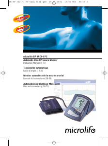 Mode d’emploi Microlife BP 3AC1-1 PC Tensiomètre