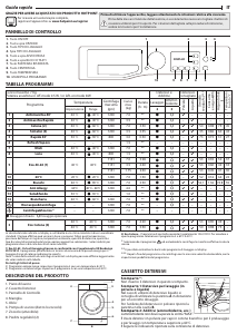 Manuale Hotpoint RSSG 72V W IT N Lavatrice