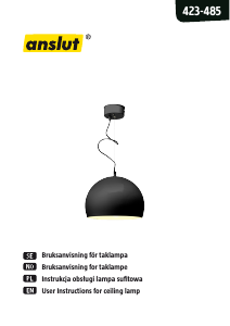 Bruksanvisning Anslut 423-485 Lampe