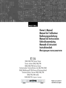 Manuale Rotel RT-06 Sintonizzatore