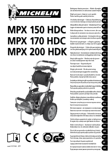 Kullanım kılavuzu Michelin MPX 150 HDC Yüksek basınçlı yıkama makinesi