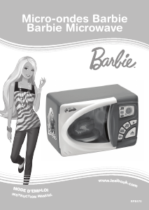 Manual Lexibook RPB570 Barbie microwave