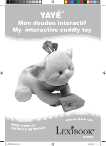 Bedienungsanleitung Lexibook MFB200 Yayé interactive cuddly toy