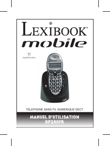 Mode d’emploi Lexibook DP280F Téléphone sans fil