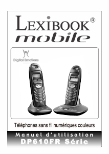 Mode d’emploi Lexibook DP610FR Téléphone sans fil