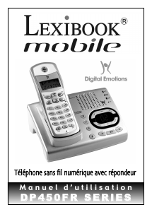 Mode d’emploi Lexibook DP450FR Téléphone sans fil