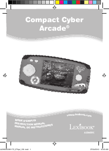 Manual Lexibook JL2500 Compact Cyber Arcade