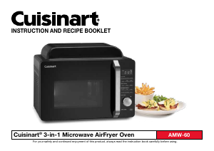Bruksanvisning Cuisinart AMW-60 Mikrovågsugn