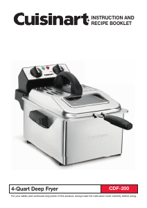 Handleiding Cuisinart CDF-200P1 Friteuse