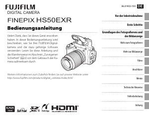 Bedienungsanleitung Fujifilm FinePix HS50EXR Digitalkamera