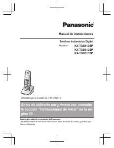 Manual de uso Panasonic KX-TGB613SP Teléfono inalámbrico