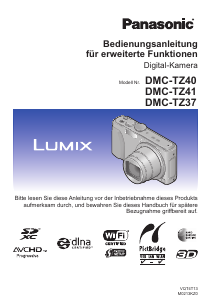 Bedienungsanleitung Panasonic DMC-TZ37 Lumix Digitalkamera