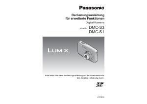 Bedienungsanleitung Panasonic DMC-S3 Lumix Digitalkamera