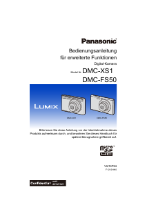 Bedienungsanleitung Panasonic DMC-FS50 Lumix Digitalkamera