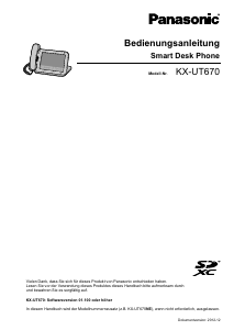 Bedienungsanleitung Panasonic KX-UT670 Telefon