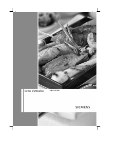 Mode d’emploi Siemens HR423510E Cuisinière