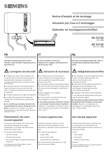 Manuale Siemens BK52100 Caldaia