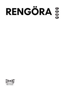 Manuale IKEA RENGORA Lavastoviglie